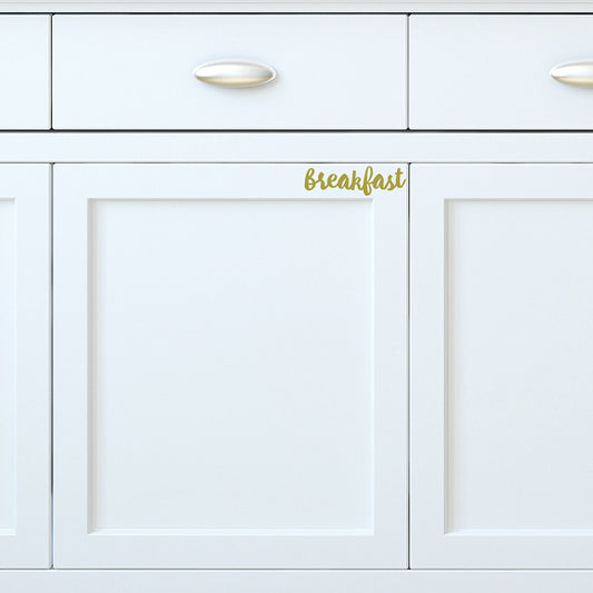 Breakfast | Cupboard decal - Adnil Creations