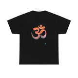 Watercolour Om Yoga Tee | Unisex Heavy Cotton Tee