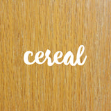 Cereal | Cupboard decal - Adnil Creations