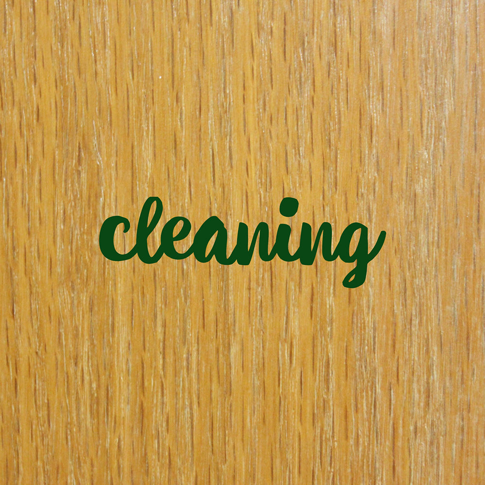 Cleaning | Cupboard decal - Adnil Creations