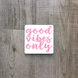 Good vibes only | Ceramic mug - Adnil Creations