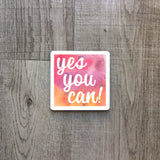 Yes you can | Ceramic mug - Adnil Creations