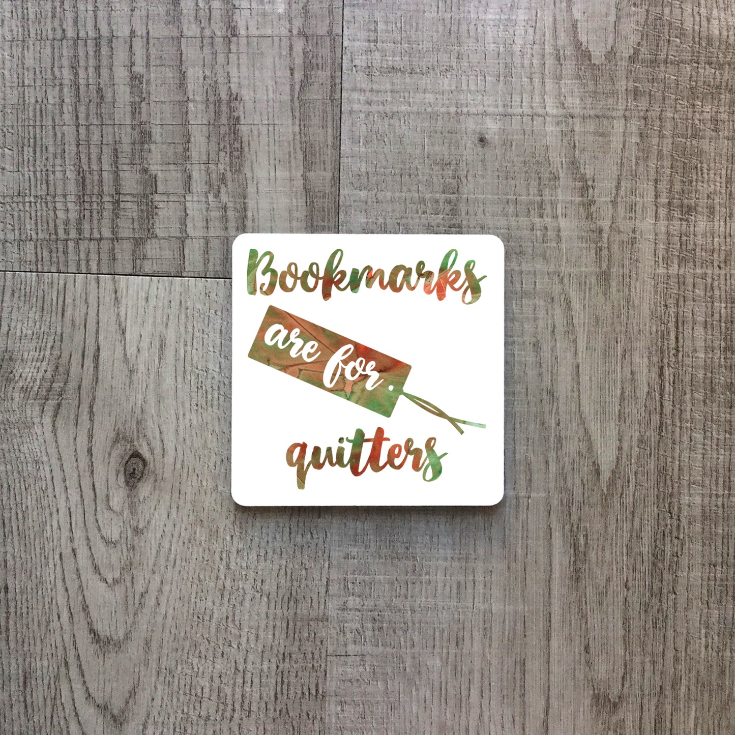 Bookmarks are for quitters | Ceramic mug