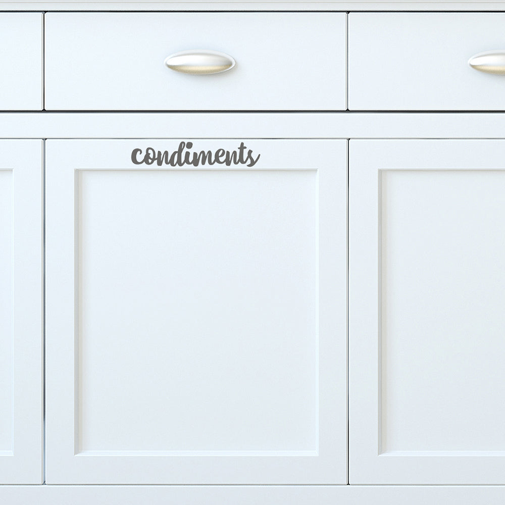 Condiments | Cupboard decal - Adnil Creations