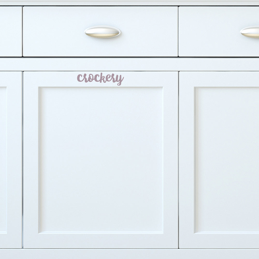 Crockery | Cupboard decal - Adnil Creations