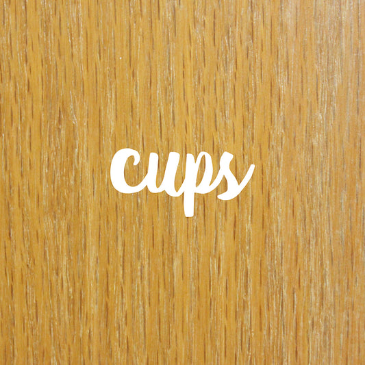 Cups | Cupboard decal - Adnil Creations