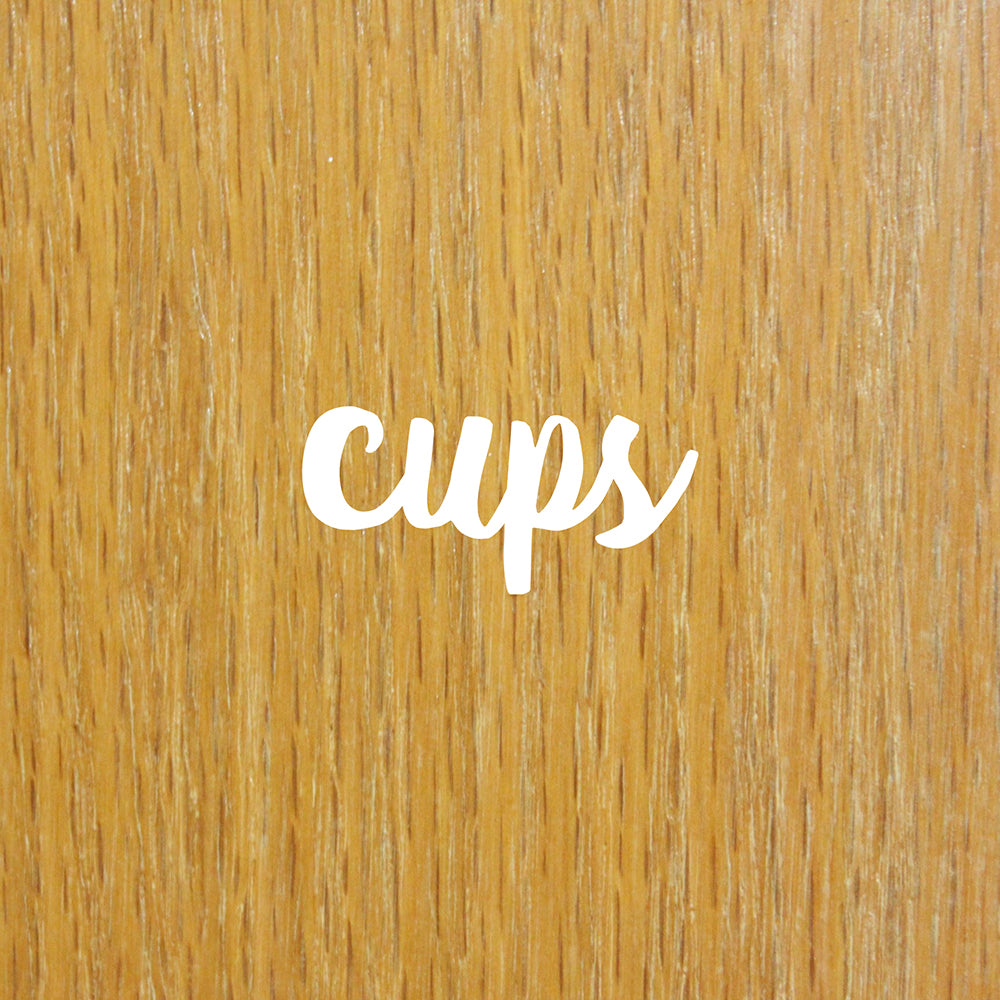 Cups | Cupboard decal - Adnil Creations