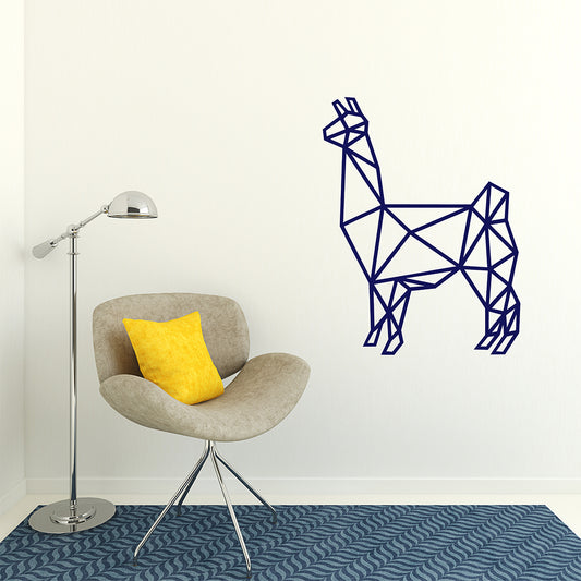 Geometric llama | Wall decal - Adnil Creations