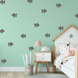 Set of 50 goldfishes | Wall pattern
