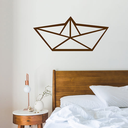 Origami boat | Wall decal-Wall art-Adnil Creations