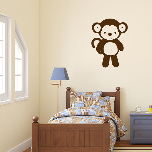 Cute jungle monkey | Wall decal - Adnil Creations