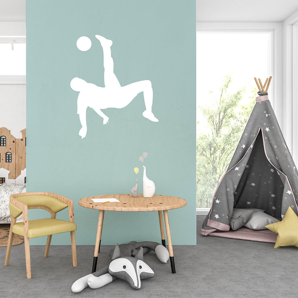 Football overhead kick | Wall decal-Wall art-Adnil Creations