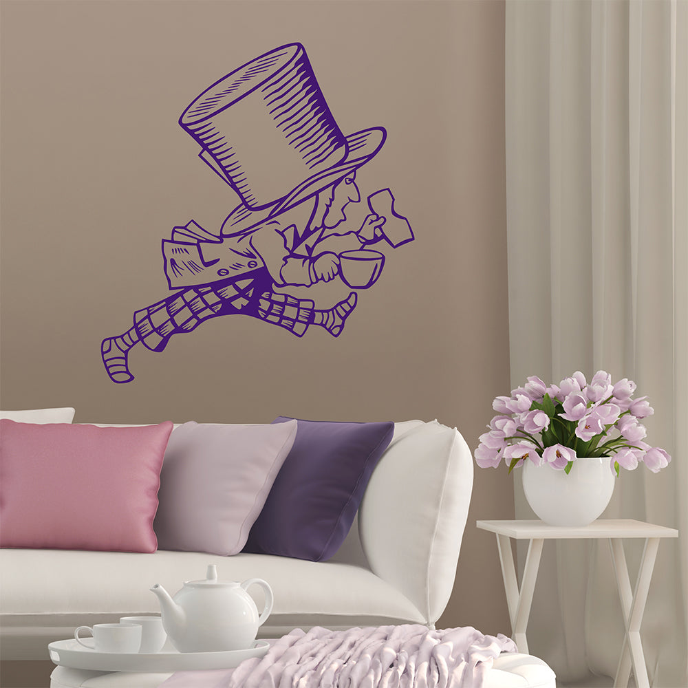 Mad hatter | Alice's adventures in Wonderland | Wall decal-Wall art-Adnil Creations