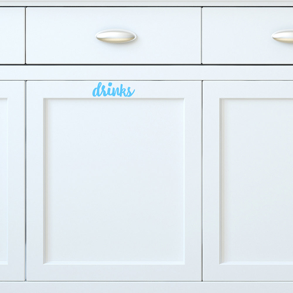 Drinks | Cupboard decal - Adnil Creations