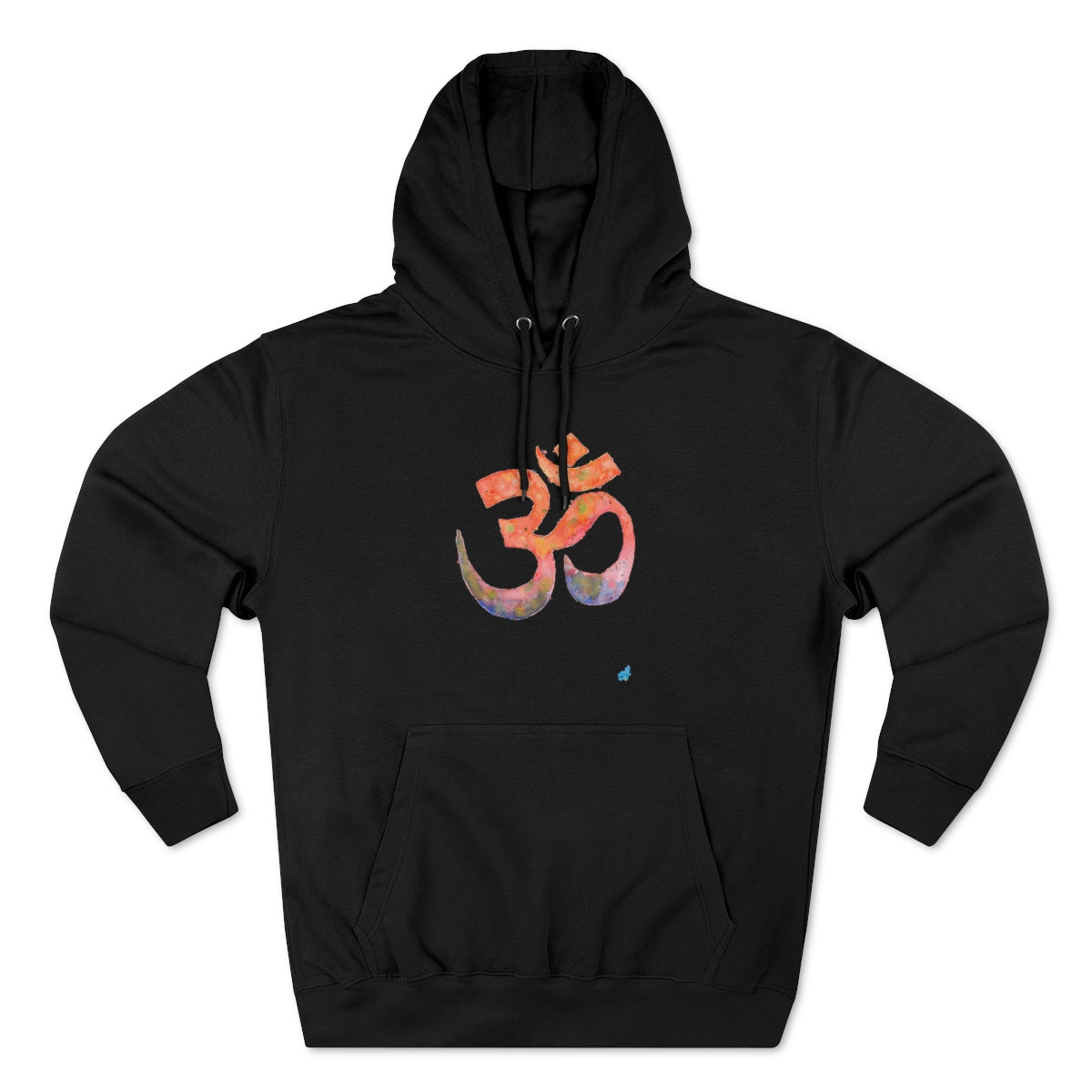 Watercolour Om Yoga Hoodie | Unisex Premium Pullover Hoodie-Hoodie-Adnil Creations