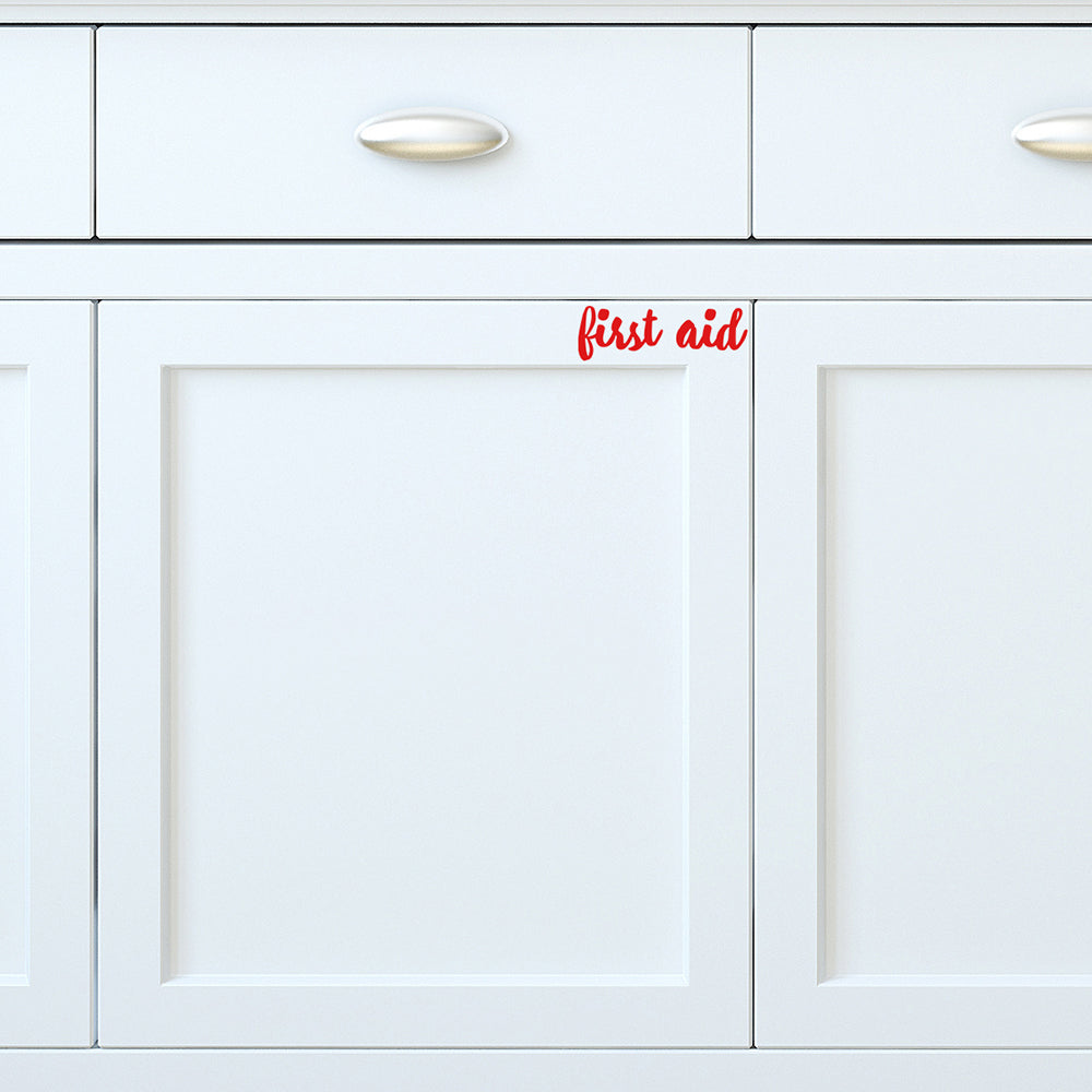 First aid | Cupboard decal - Adnil Creations