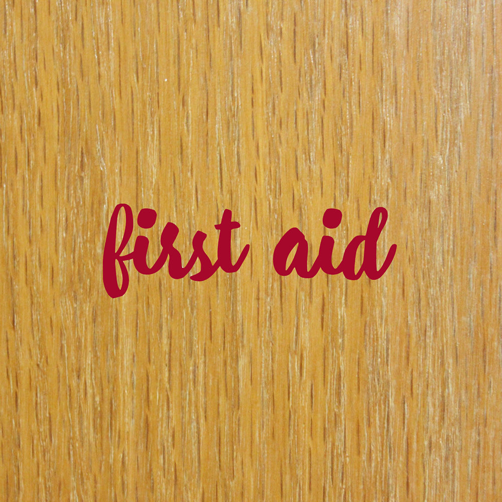 First aid | Cupboard decal - Adnil Creations