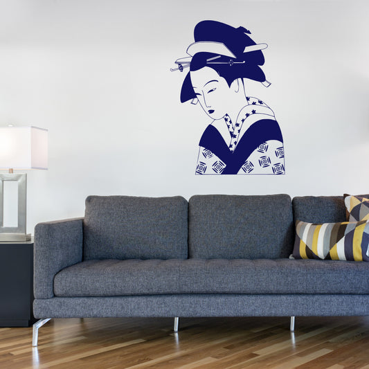 Geisha | Wall decal - Adnil Creations