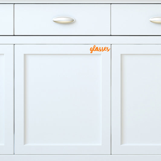 Glasses | Cupboard decal - Adnil Creations