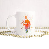 Watercolour Buddha head | Ceramic mug - Adnil Creations