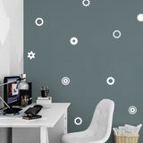 Set of 50 steampunk cogs | Wall pattern