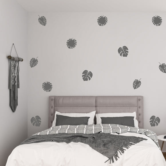 Set of 50 monstera leaves | Wall pattern