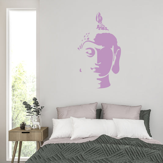 Face of Buddha | Wall decal-Wall art-Adnil Creations