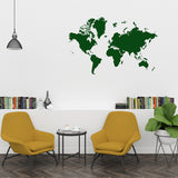 World map | Wall decal