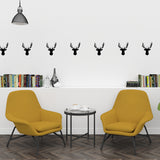 Set of 50 stag heads | Wall pattern