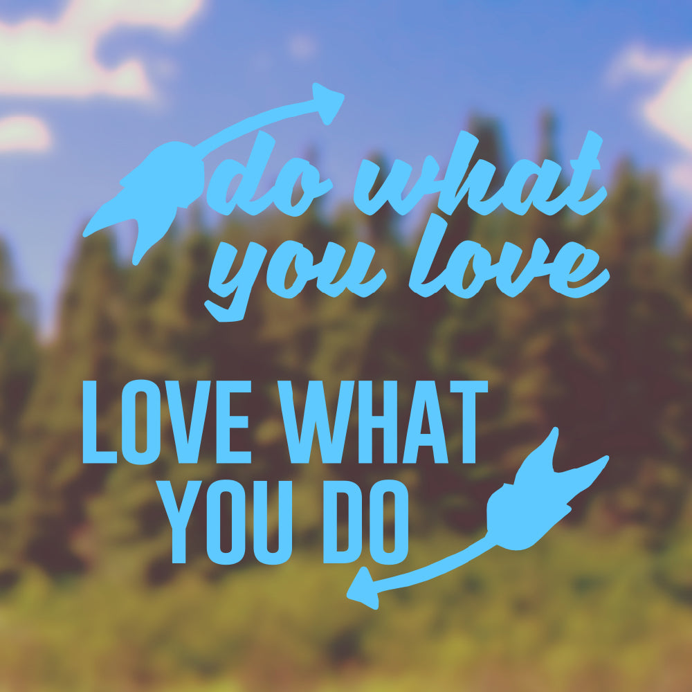 Do what you love | Bumper sticker - Adnil Creations