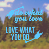 Do what you love | Bumper sticker - Adnil Creations