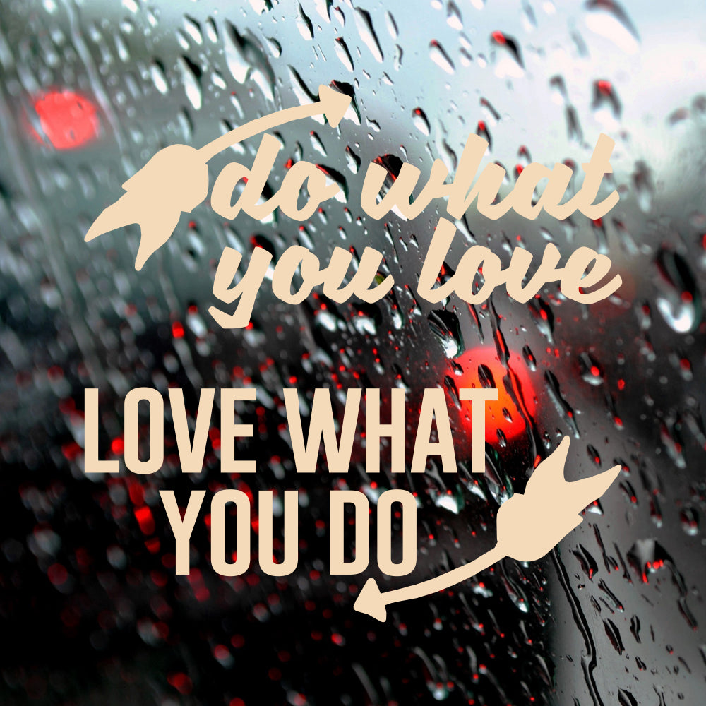 Do what you love | Bumper sticker - Adnil Creations