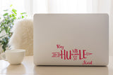 Stay humble, hustle hard | Laptop decal - Adnil Creations