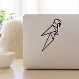 Geometric parrot | Laptop decal - Adnil Creations