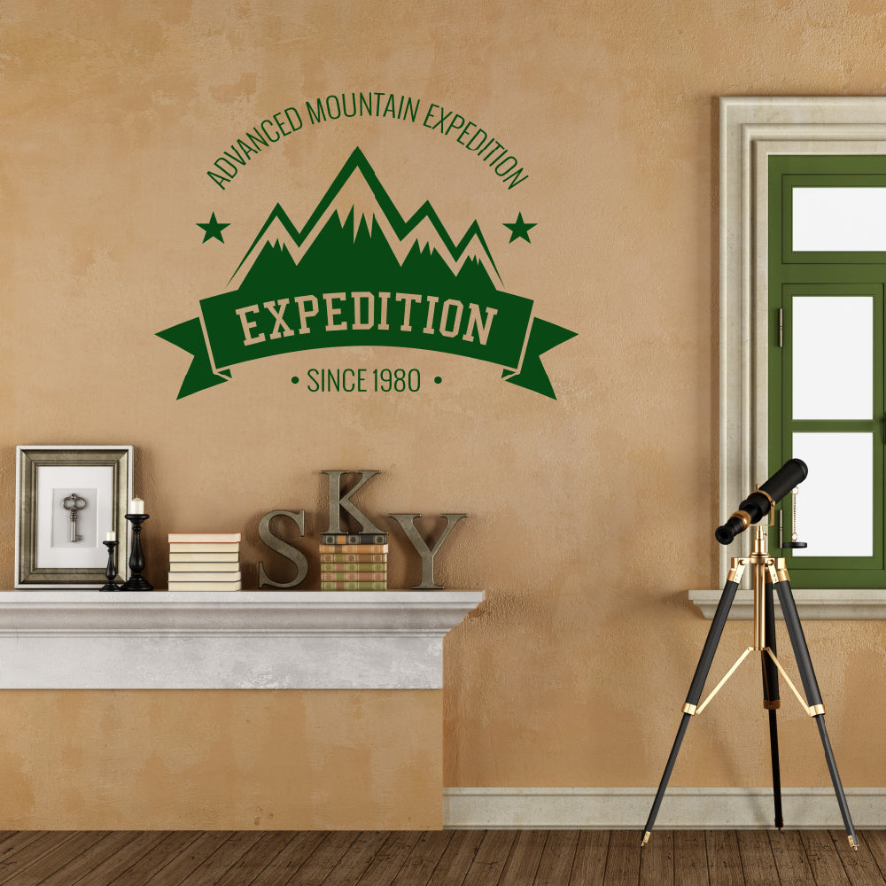 Advanced mountain expedition | Wall quote - Adnil Creations