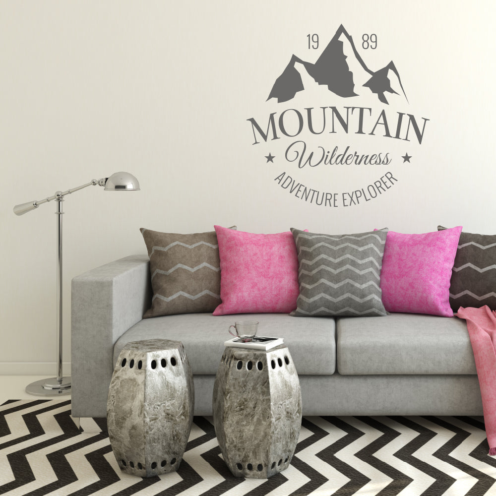 Mountain wilderness | Wall quote - Adnil Creations