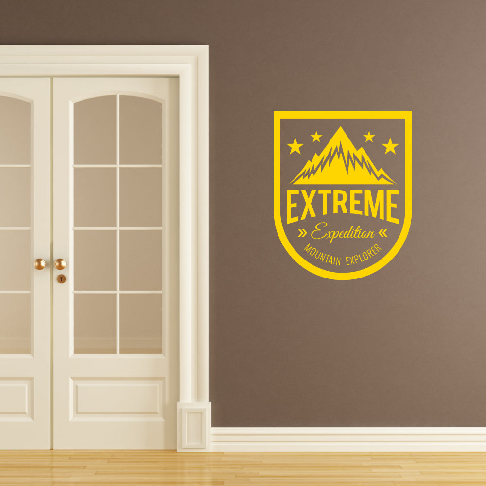 Extreme expedition mountain explorer | Wall quote - Adnil Creations