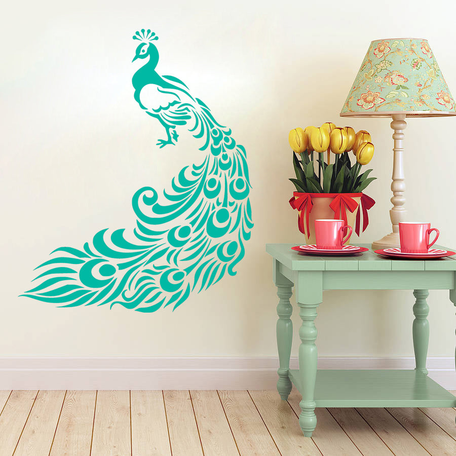 Peacock | Wall decal - Adnil Creations