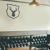 Stag and shield | Wall decal - Adnil Creations