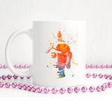 Watercolour Buddha head | Ceramic mug - Adnil Creations