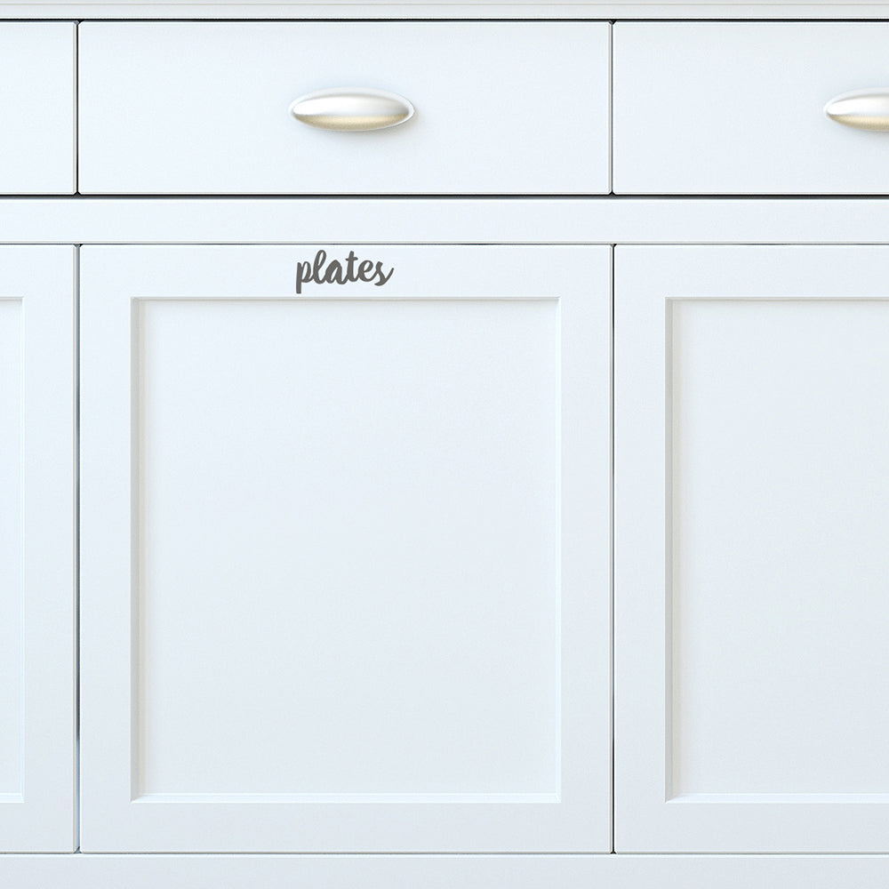 Plates | Cupboard decal - Adnil Creations