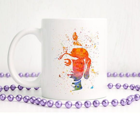 Watercolour Buddha head | Ceramic mug - Adnil Creations
