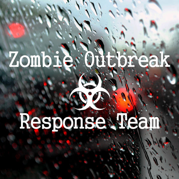 Zombie outbreak response team | Bumper sticker - Adnil Creations