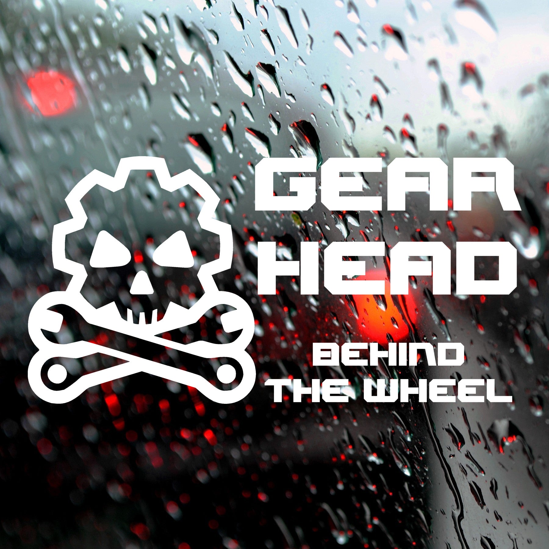 Gearhead behind the wheel | Bumper sticker - Adnil Creations