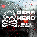 Gearhead behind the wheel | Bumper sticker - Adnil Creations