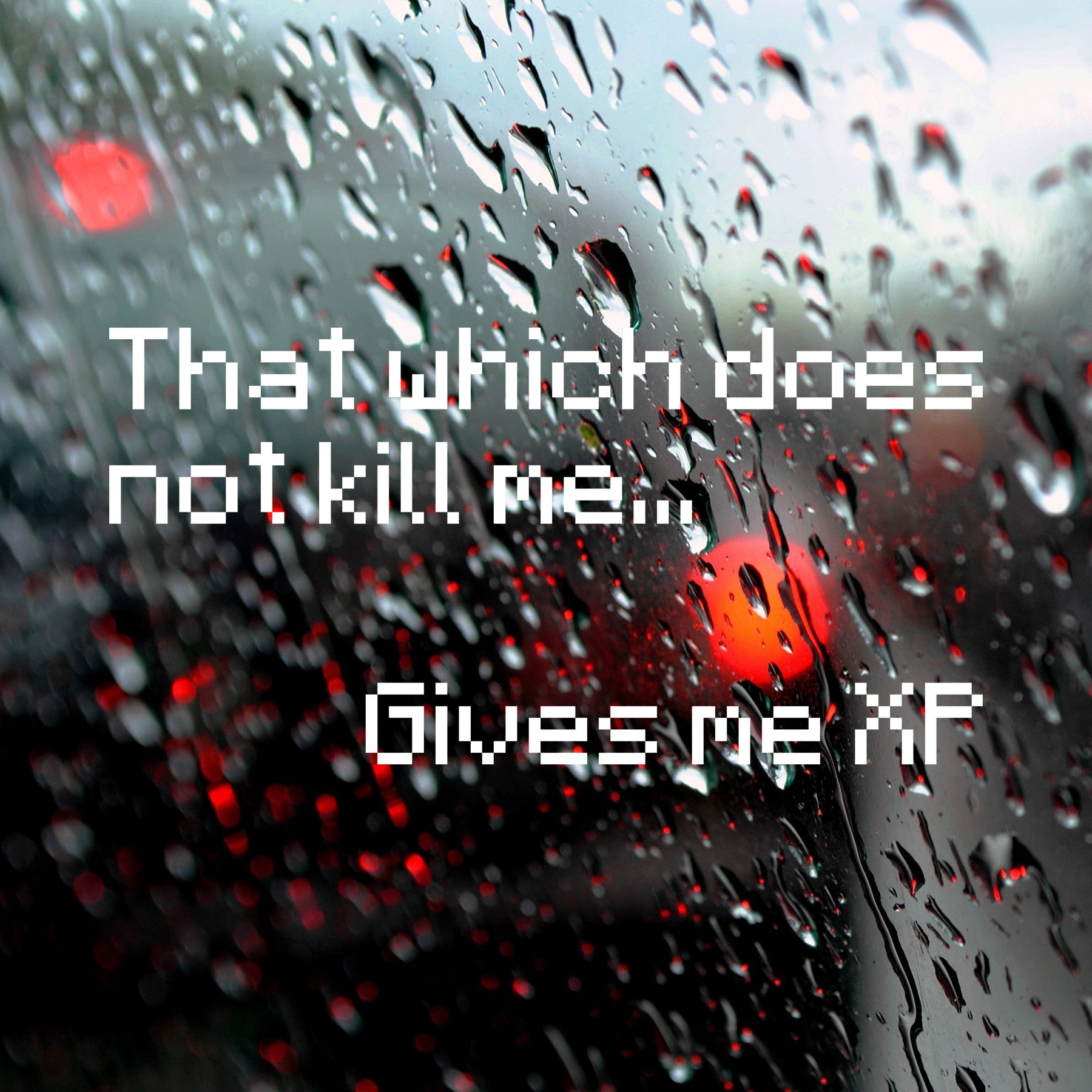 That which does not kill me gives me XP | Bumper sticker - Adnil Creations