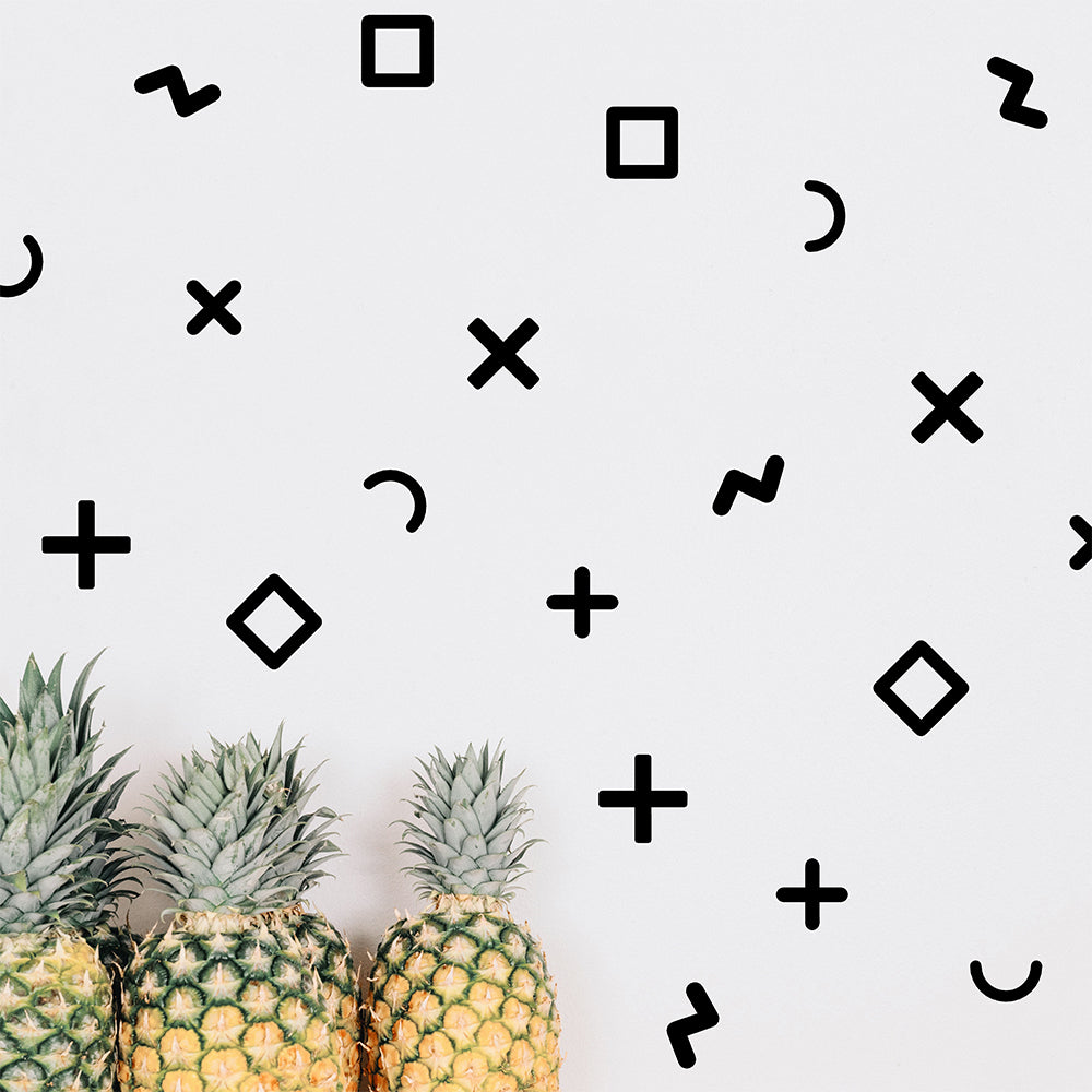 Set of 50 retro geometric shapes | Wall pattern - Adnil Creations