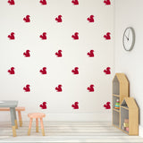 Set of 50 squirrels | Wall pattern - Adnil Creations