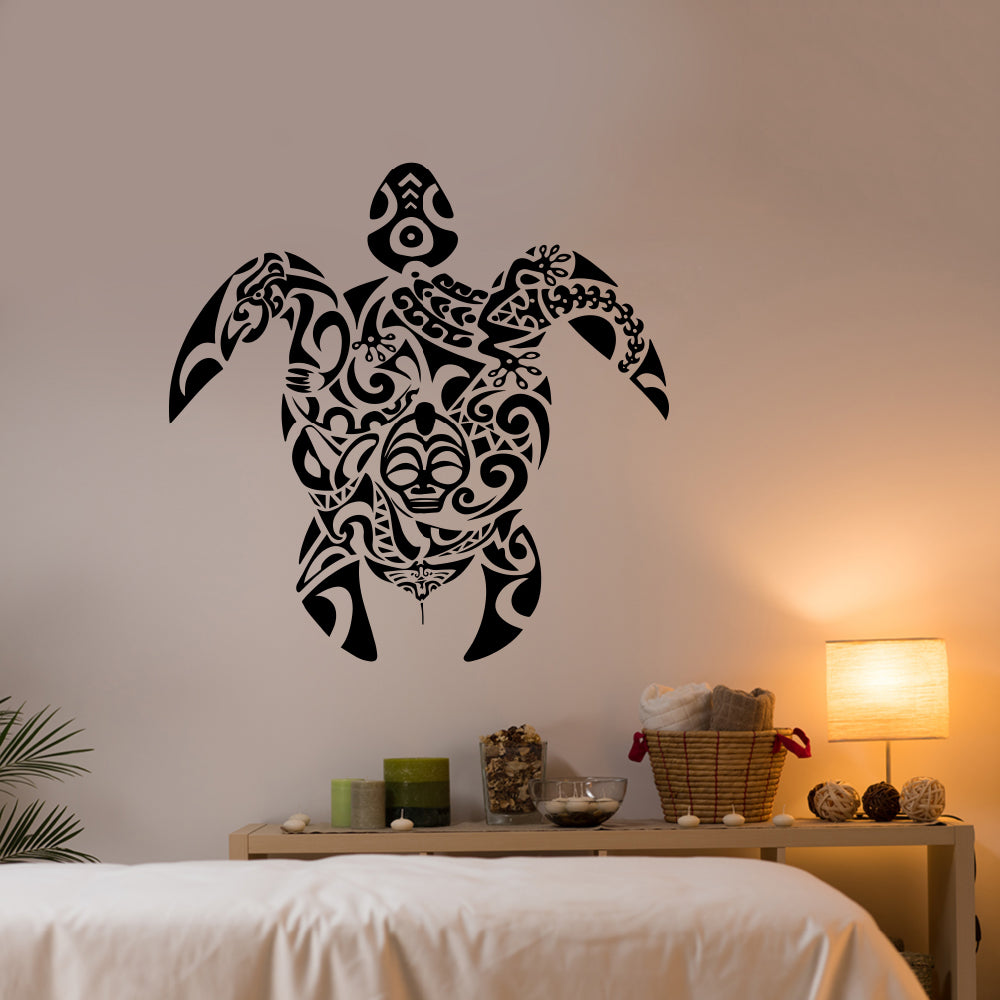 Tribal turtle | Wall decal - Adnil Creations