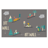 Racing Dinosaurs | Fabric wall stickers